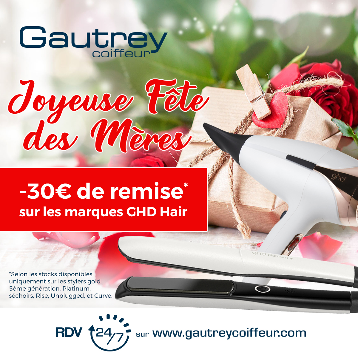 Offre spéciale Fête des Mères GHD Hair