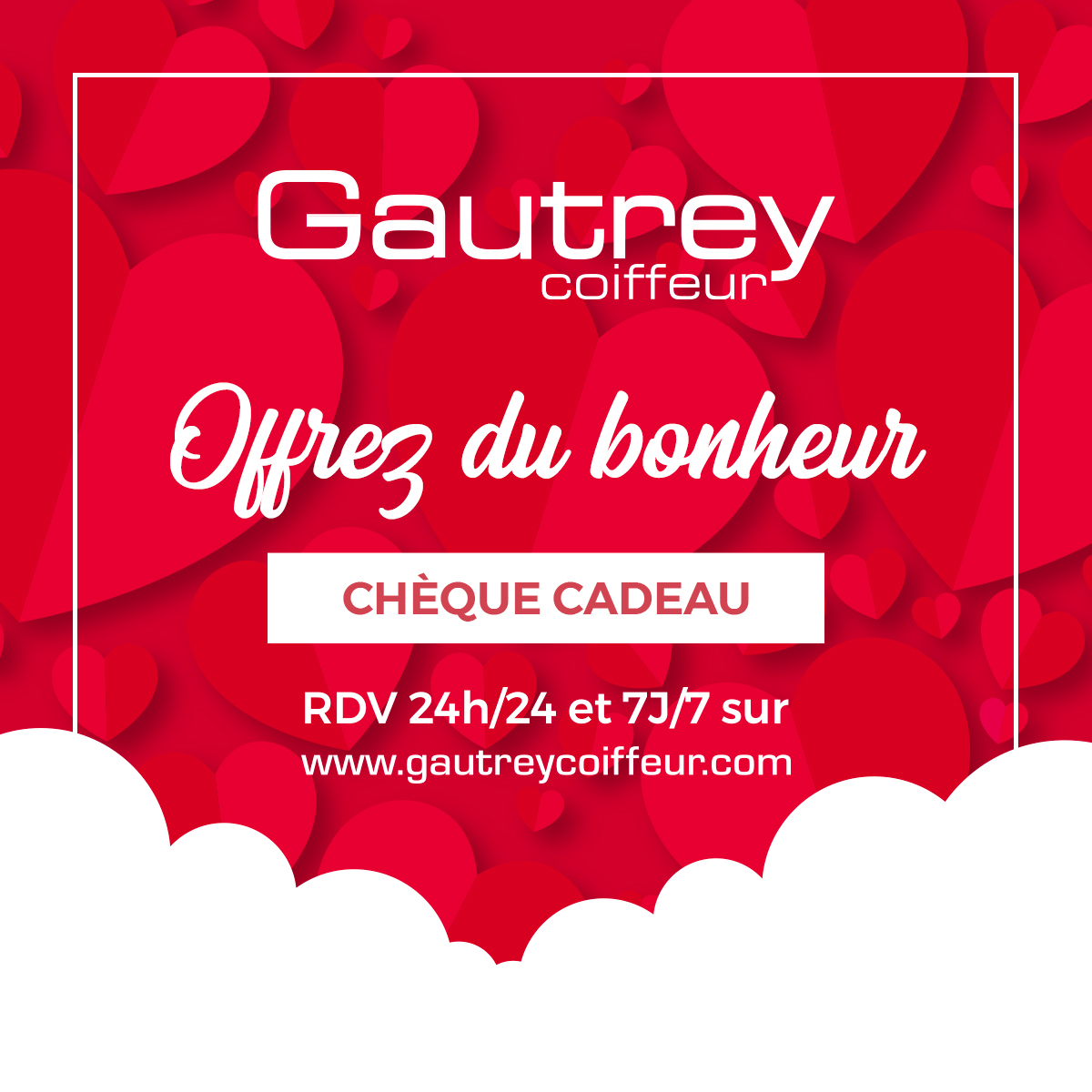 Saint Valentin : offrez un chèque cadeau Gautrey !