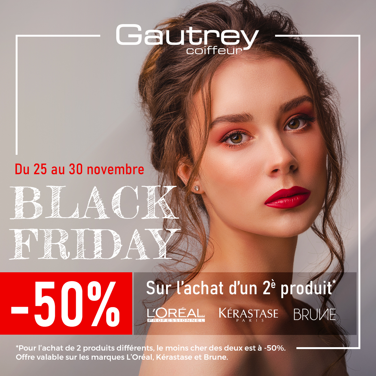 BLACK FRIDAY : -50% sur votre deuxième produit !