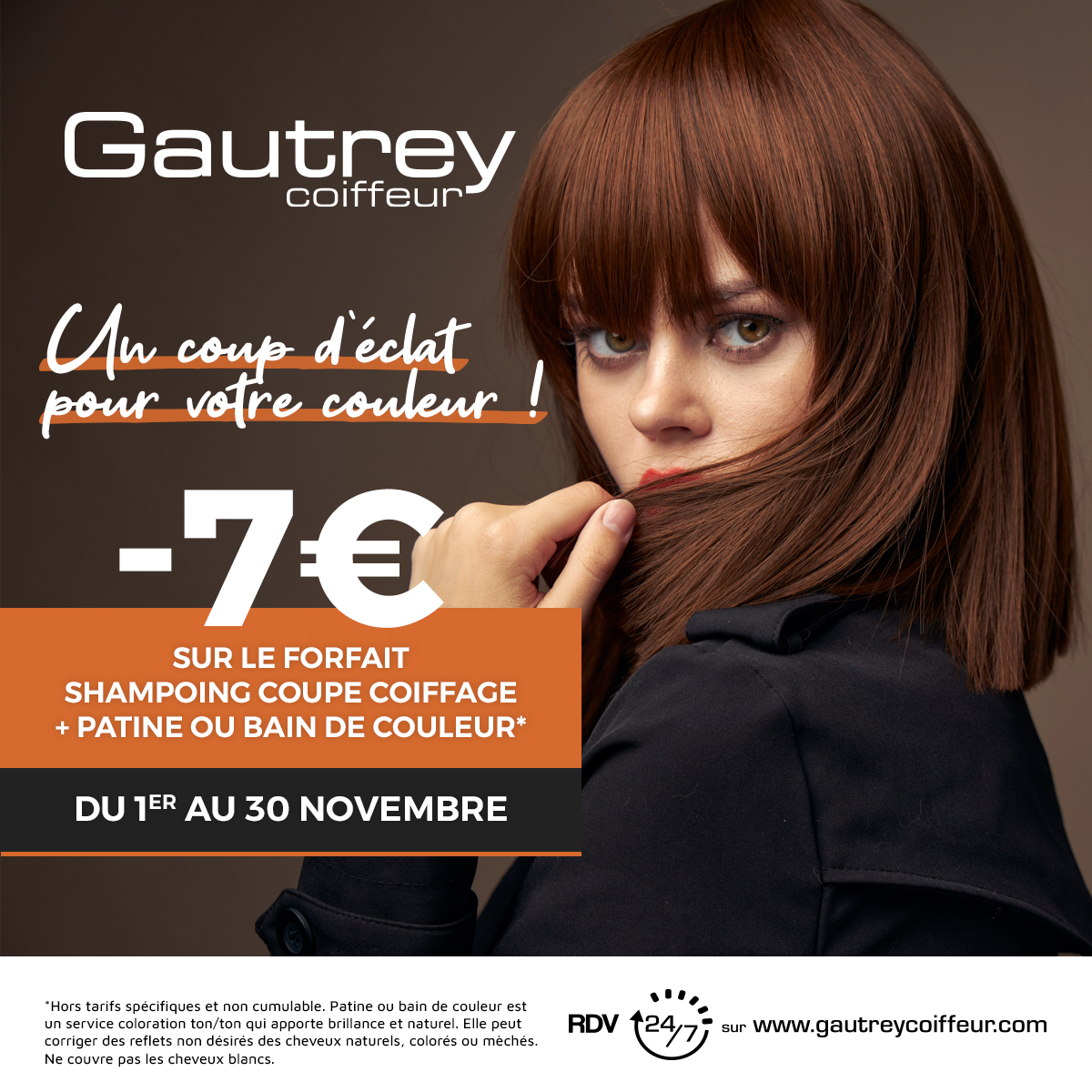 En novembre, sublimez votre couleur grâce à notre offre promotionnelle