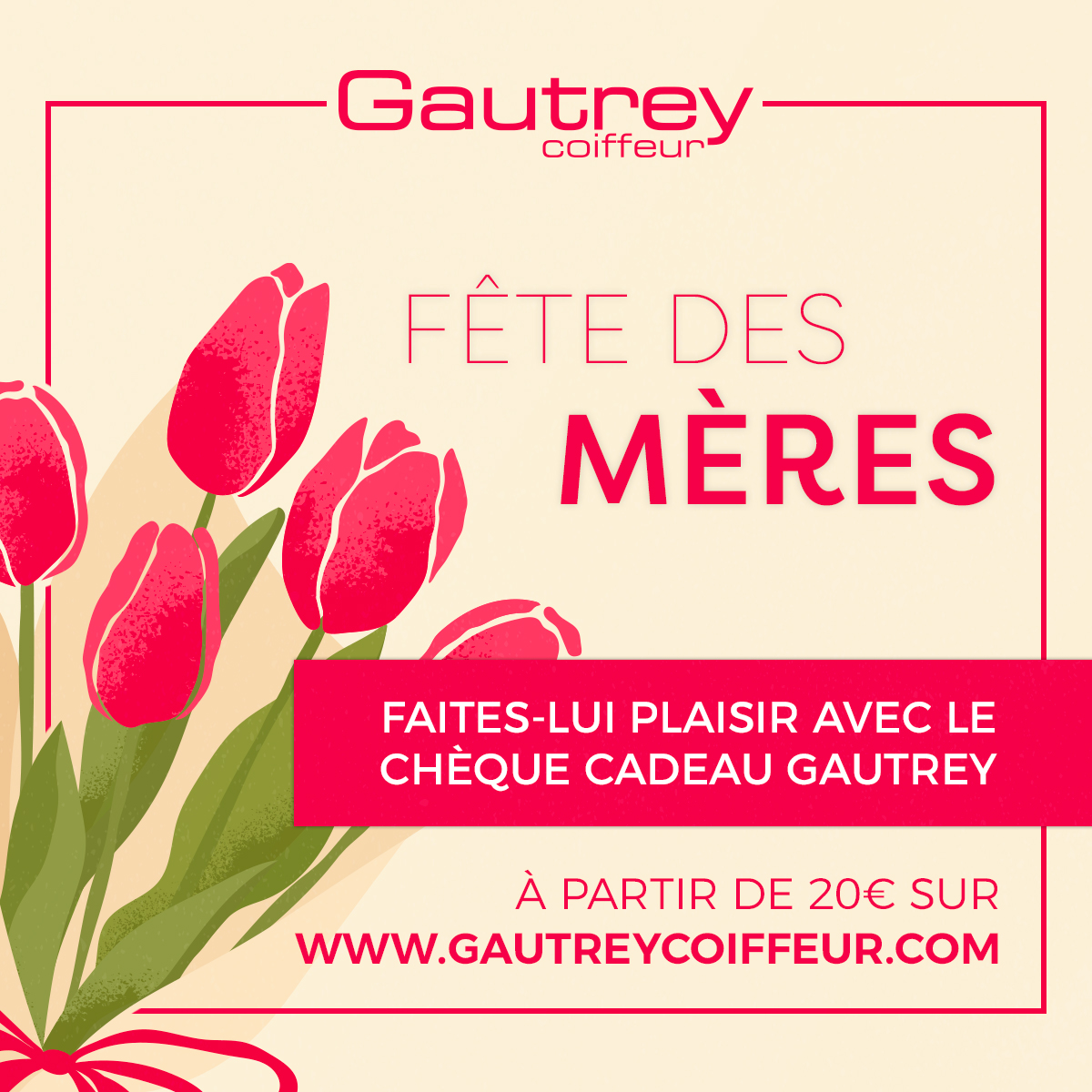 Fêtes des Mères 2026 : faites-lui plaisir avec le chèque cadeau Gautrey